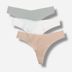 🌸New🌸 3pk Unbranded thong panty lot medium